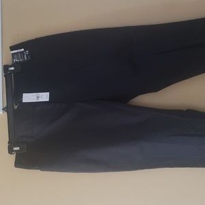 Black NYC 7th Ave crop pant straight leg stretch 14p New